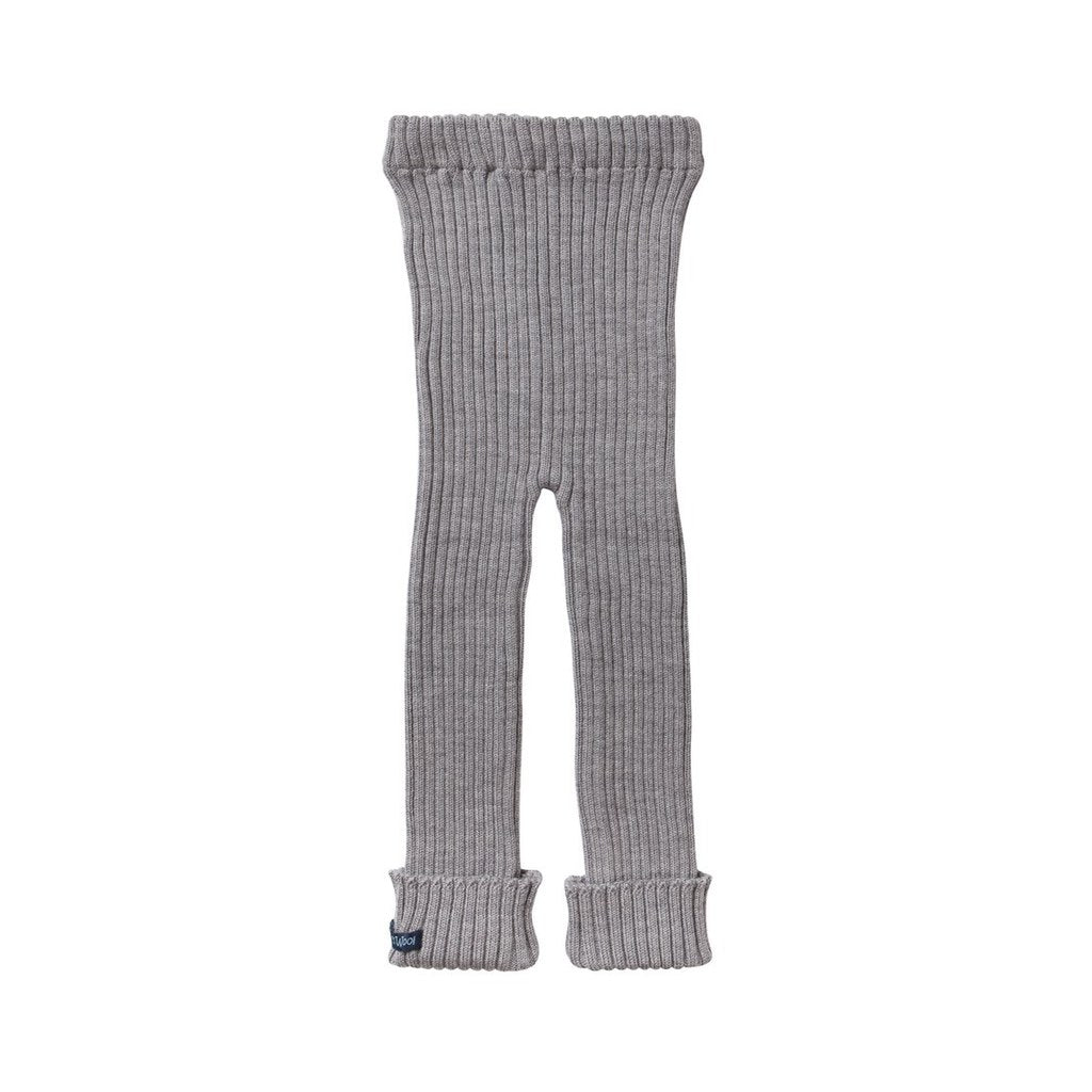 NAME IT Nbmwillit Wool Longjohn Leggings Di Lana Per Bambini - Grigio, 9 Mesi