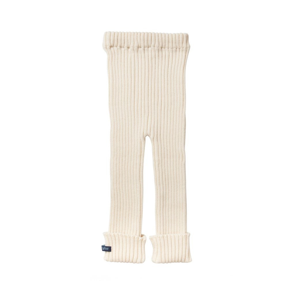 100% Merino Wool TUBES Kids Leggings [Cream] – Ella's Wool