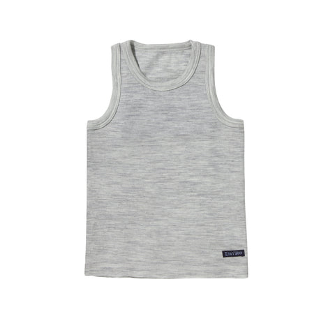 Kids Base Layer  Gray Tank Top