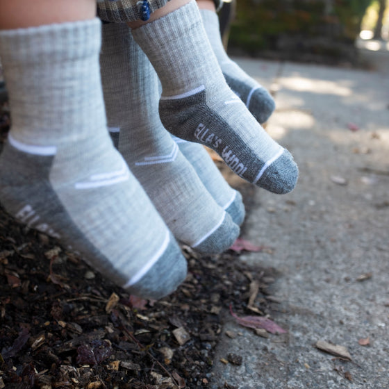 Merino Wool Warm Wool Socks For Kids – 3-pack – Ella's Wool