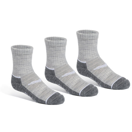 Merino Wool Hiking Socks For Kids – 3-pack – Ella's Wool
